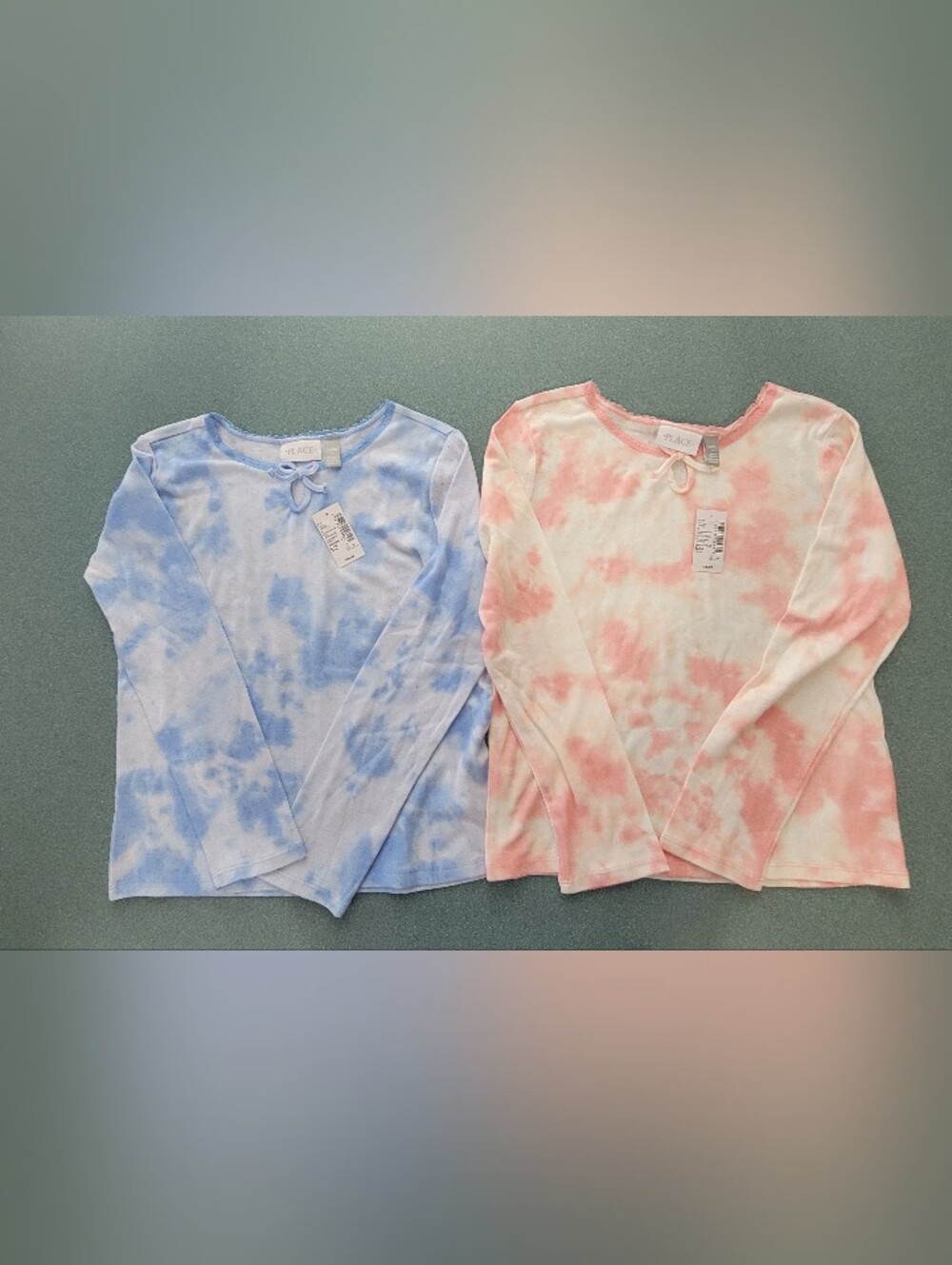 NWT Children’s Place Girls 10/12 Tie Dye Tops 2 Shirts